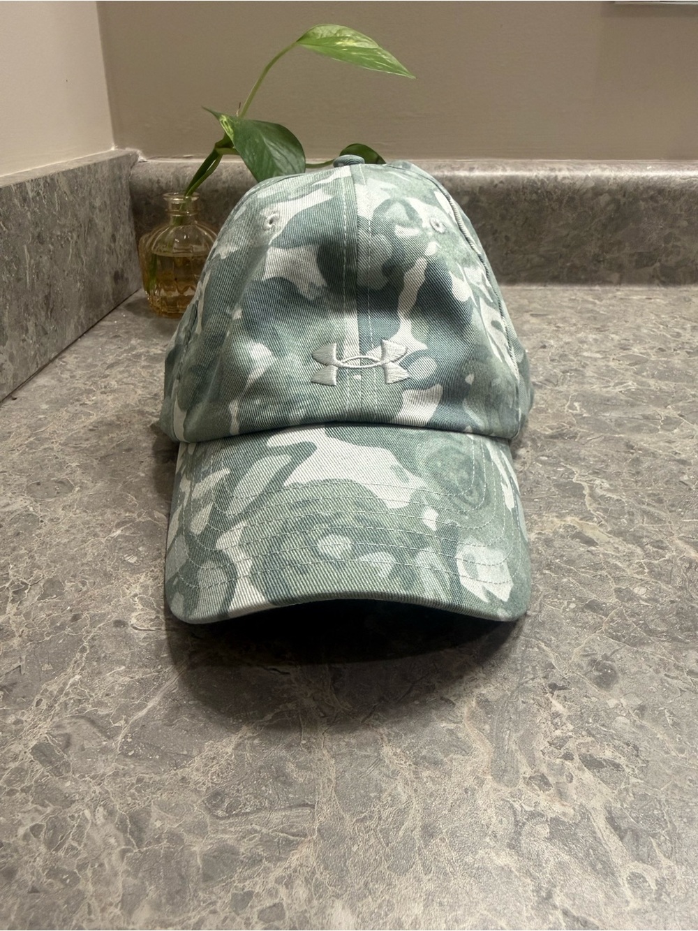Under Armour Green Camouflage Cap with Logo